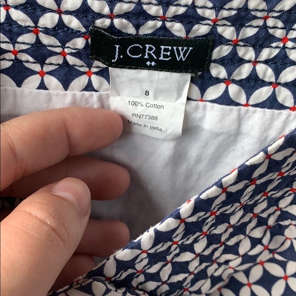 J. Crew | Geometric Pocket Shift Dress | Size 8 - Picture 4 of 7